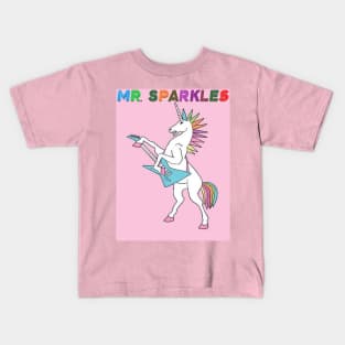 Mr. Sparkles Kids T-Shirt